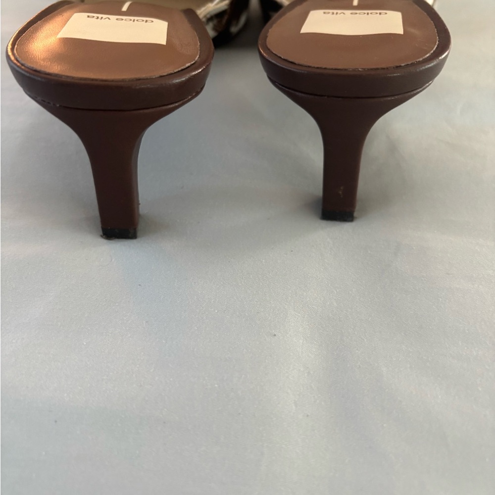 Dolce Vita Animal Print Mules in Brown and Cream 6.5 - Picture 7 of 7